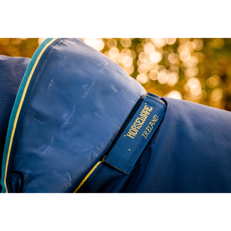 Horseware Rambo Duo Force 2.0 Turnout Rug Bundle - Navy/Teal-7